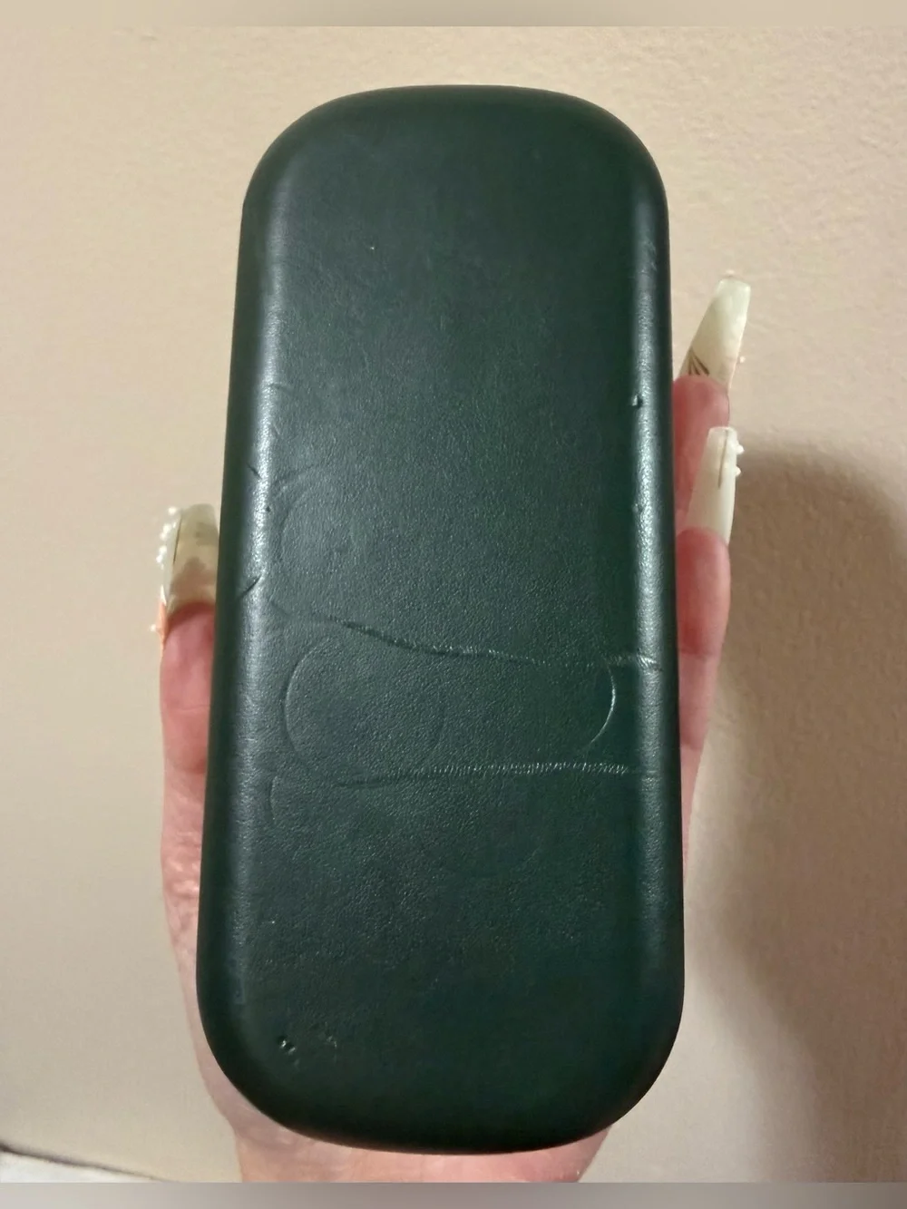 Kate Spade pink hard-shell eyeglass case